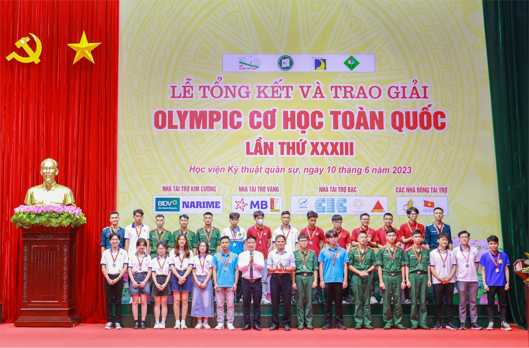 Sinh viên HaUI đạt thành tích cao tại Kỳ thi Olympic Cơ học toàn quốc lần thứ XXXIII