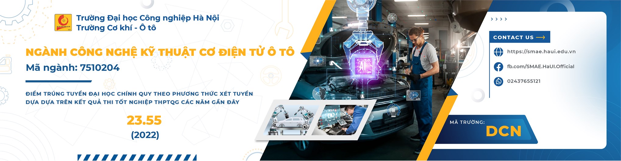 Ngành Công nghệ kỹ thuật Cơ điện tử Ô tô
