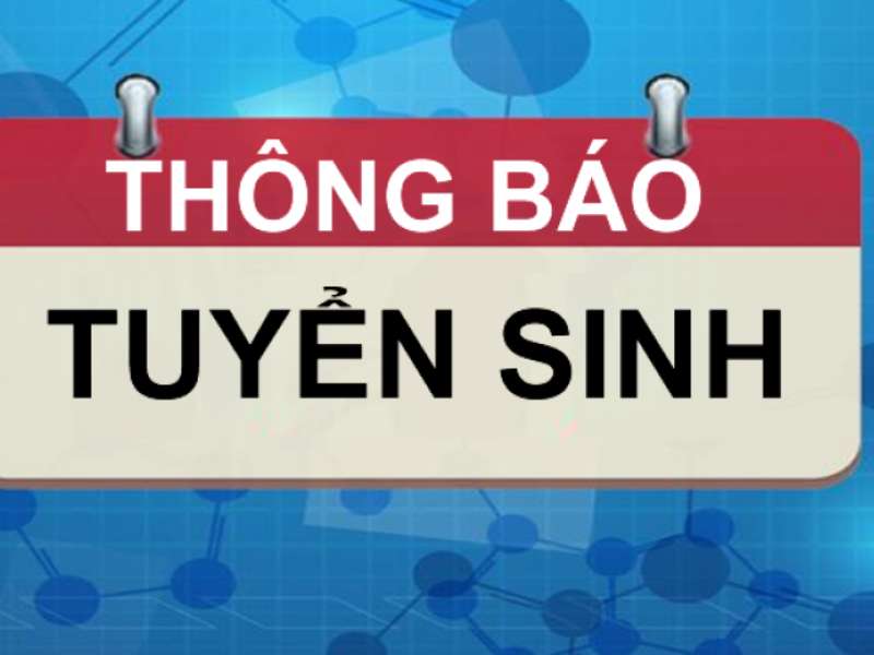 Thông báo tuyển sinh đào tạo trình độ thạc sĩ năm 2023
