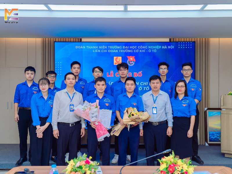 Lễ ra mắt Ban chấp hành lâm thời Liên Chi đoàn Trường Cơ khí - Ô tô