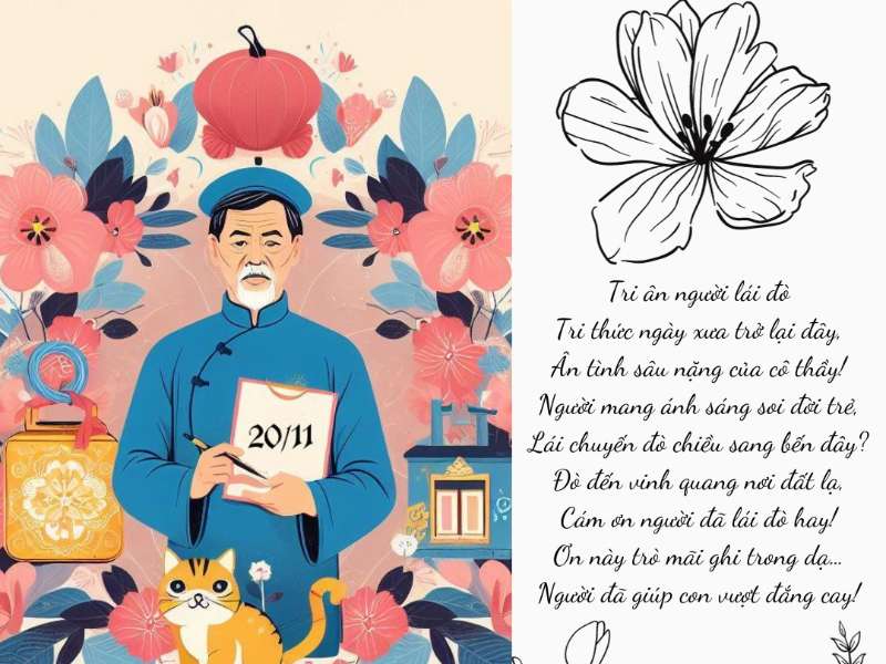 Sinh viên Trường Cơ khí - Ô tô thiết kế thiệp tri ân ngày 20/11