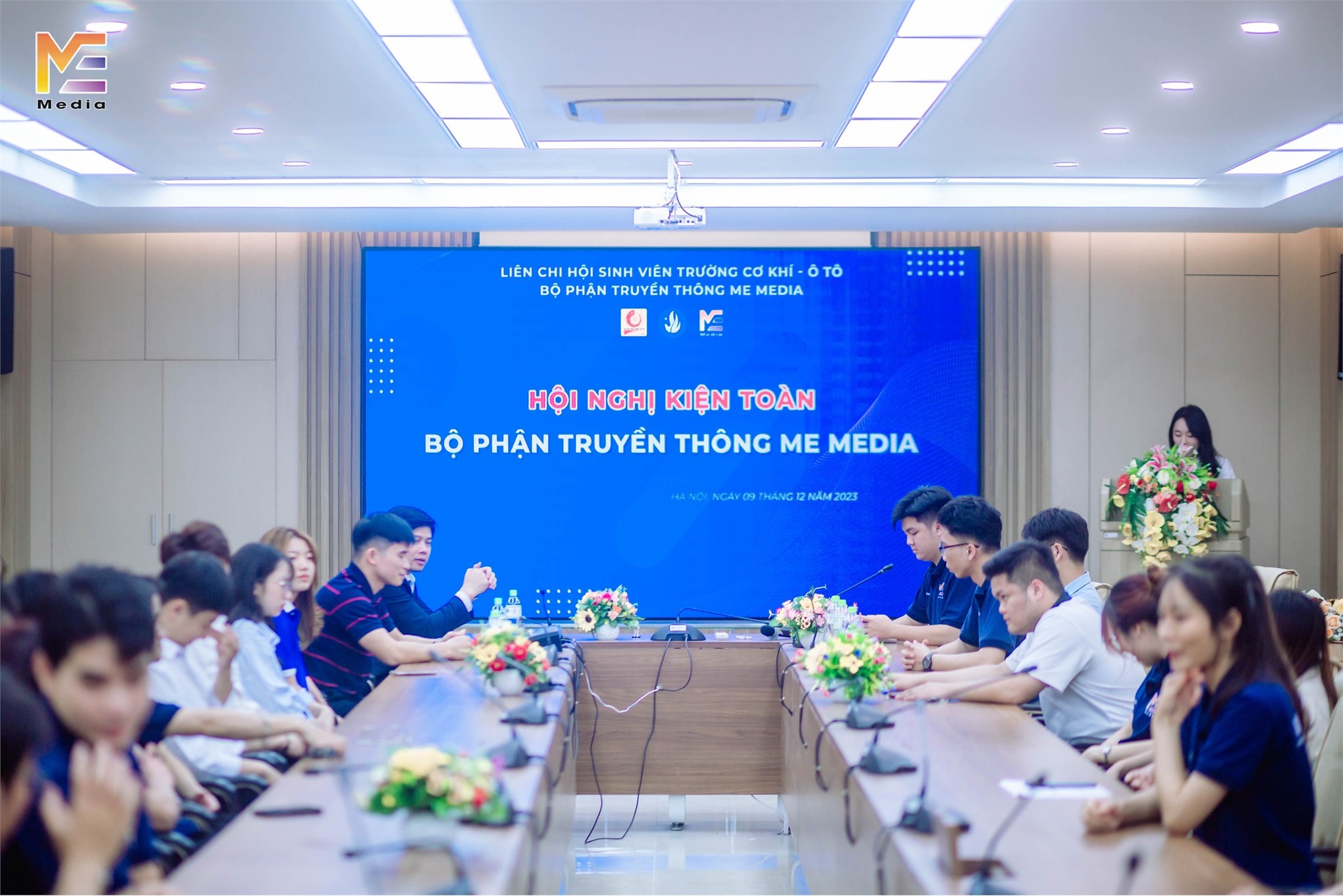 Hội nghị kiện toàn bộ phận truyền thông ME-MEDIA nhiệm kỳ 2023 - 2024