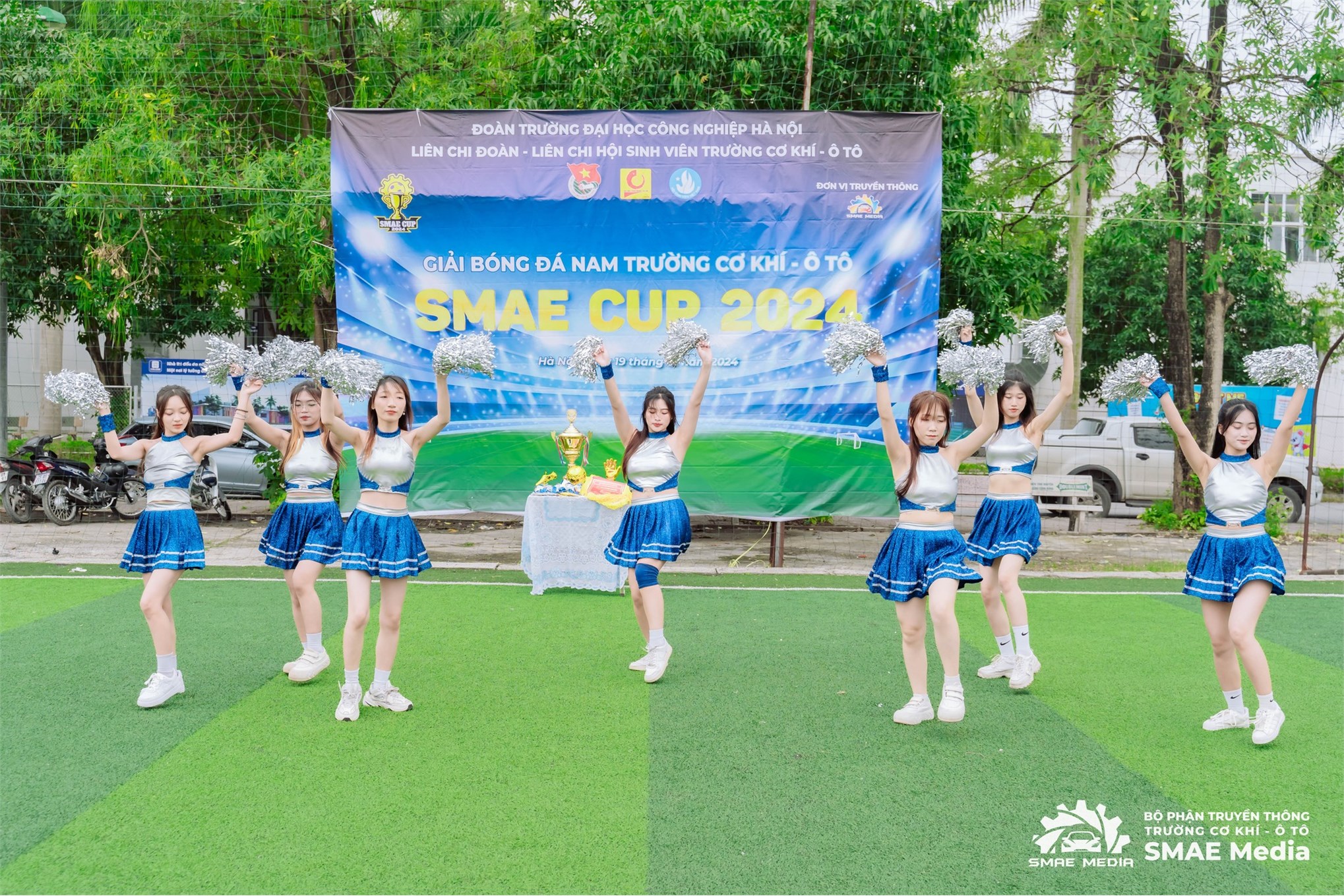 Khai mạc giải bóng đá nam sinh viên Trường Cơ khí - Ô tô SMAE CUP 2024