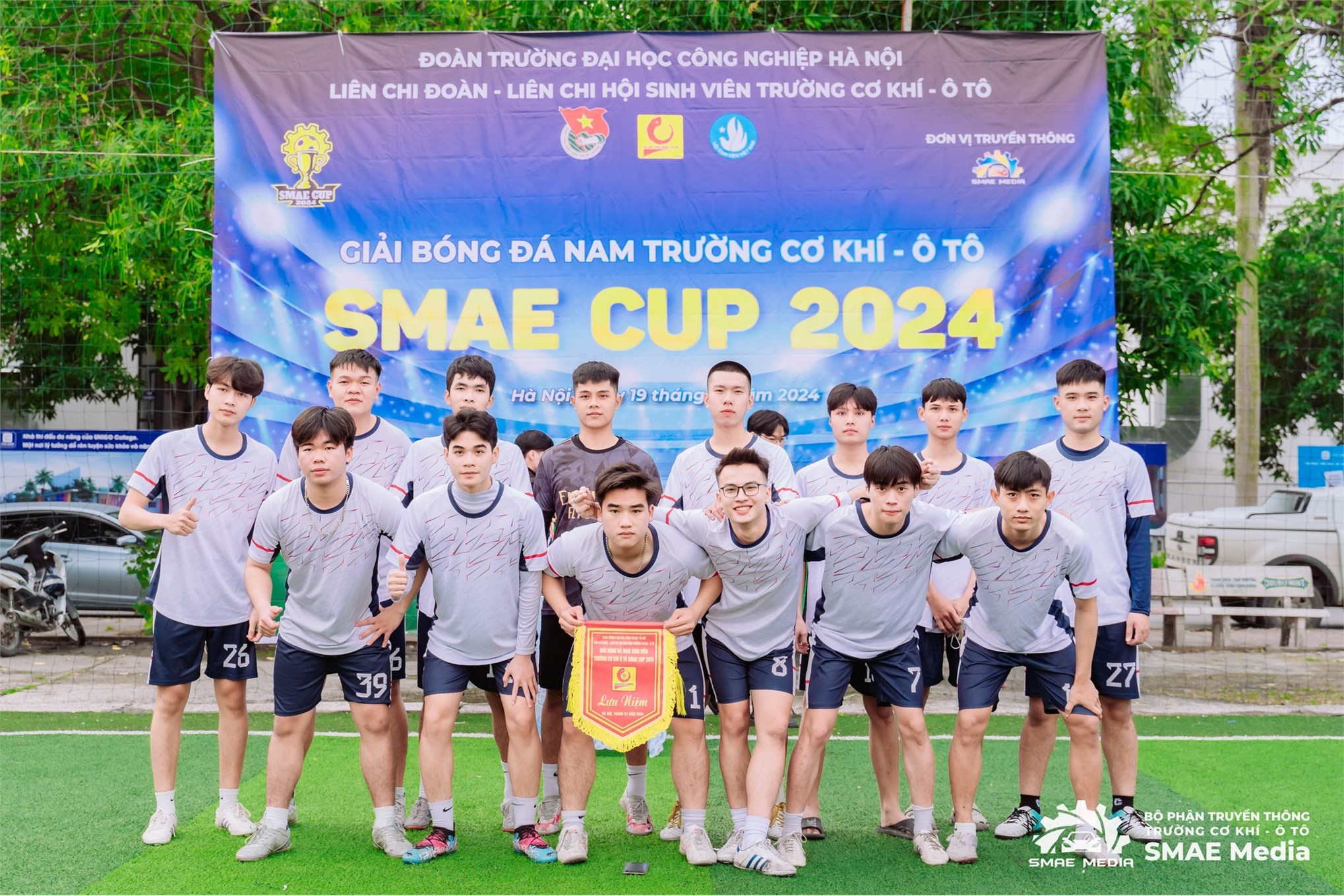 Khai mạc giải bóng đá nam sinh viên Trường Cơ khí - Ô tô SMAE CUP 2024