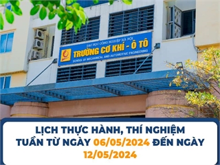 Lịch Thực hành, Thí nghiệm tuần 11 Học kỳ 2 (Năm học 2023-2024)