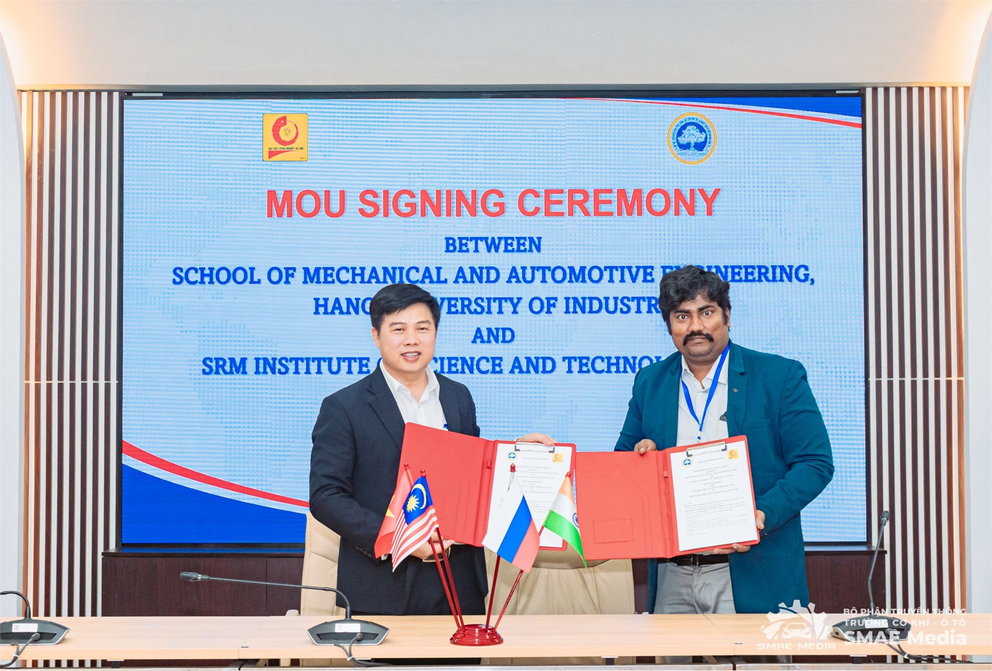 Trường Cơ khí – Ô tô, Đại học Công nghiệp Hà Nội đẩy mạnh hợp tác về đào tạo, khoa học công nghệ với các trường Đại học, Viện khoa học công nghệ của Liên Bang Nga, Ấn Độ và Malaysia.