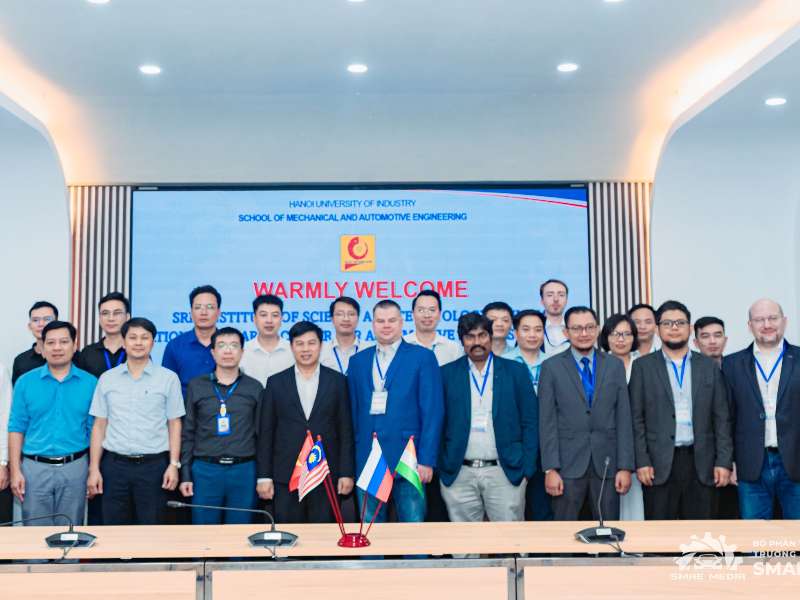 Trường Cơ khí – Ô tô đẩy mạnh hợp tác về đào tạo, khoa học công nghệ với các trường đại học, viện khoa học công nghệ của Liên Bang Nga, Ấn Độ và Malaysia.