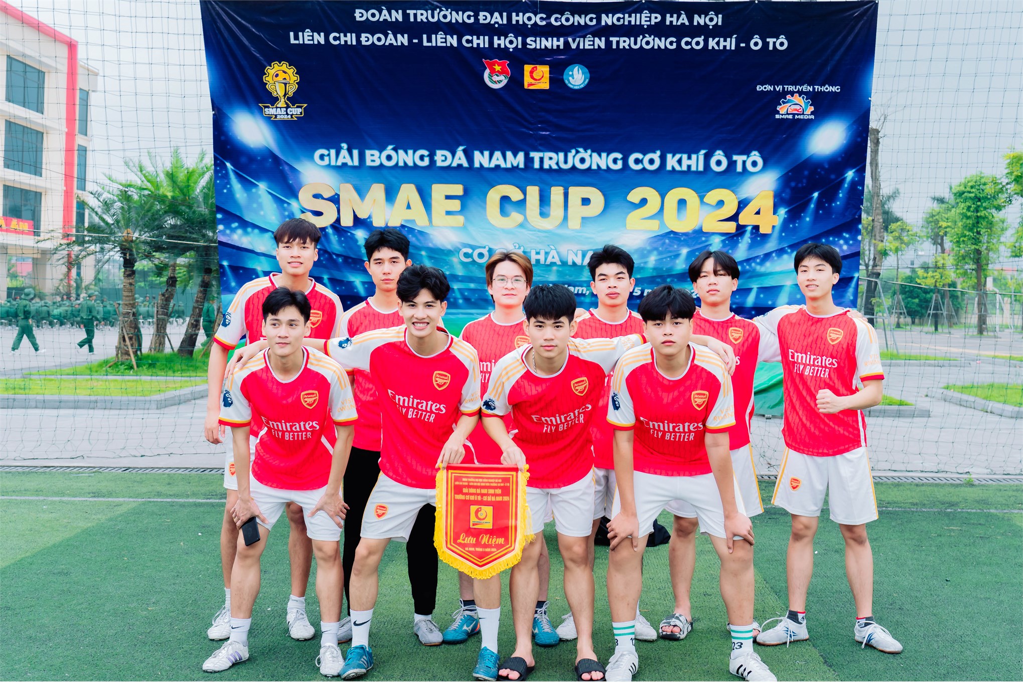 20 đội bóng tranh tài tại Giải bóng đá nam sinh viên Trường Cơ khí – Ô tô Cơ sở Hà Nam