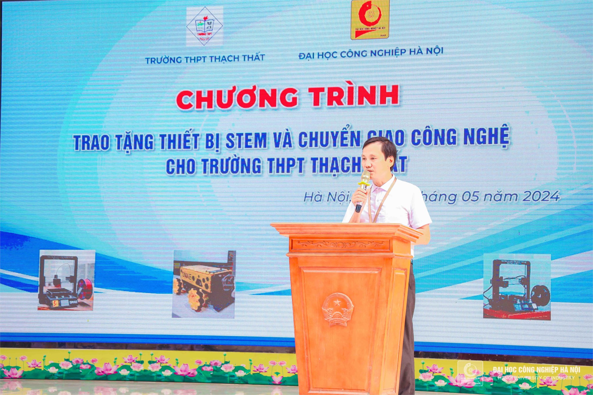 Trường Cơ khí – Ô tô nuôi dưỡng niềm đam mê khoa học và định hướng nghề nghiệp từ nền tảng STEM cho học sinh THPT Thạch Thất, Hà Nội