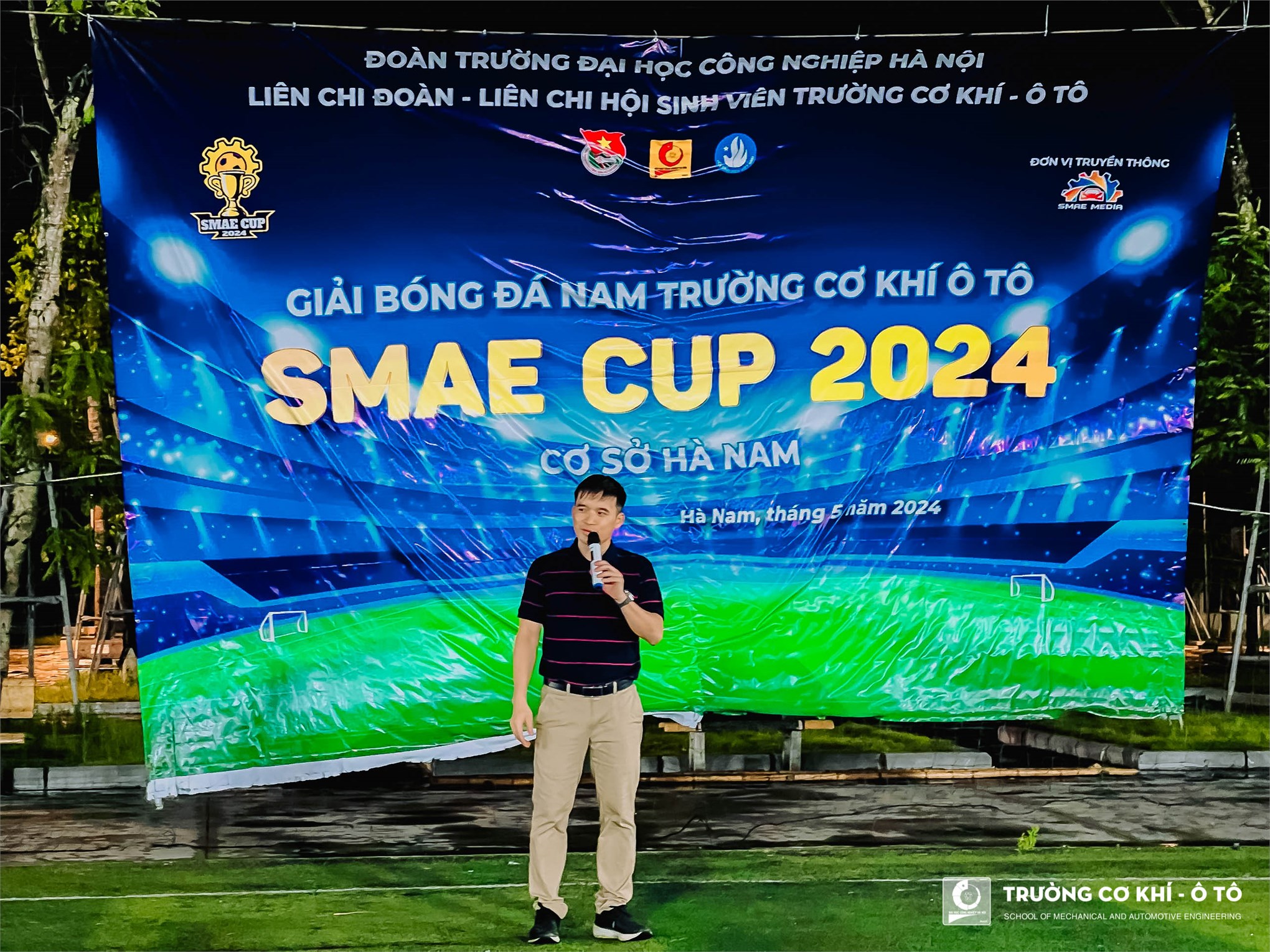 Ngôi vô địch giải bóng đá nam sinh viên SMAE CUP 2024 cơ sở Hà Nam gọi tên: Lớp Đại học Ô tô 3 Khóa 18