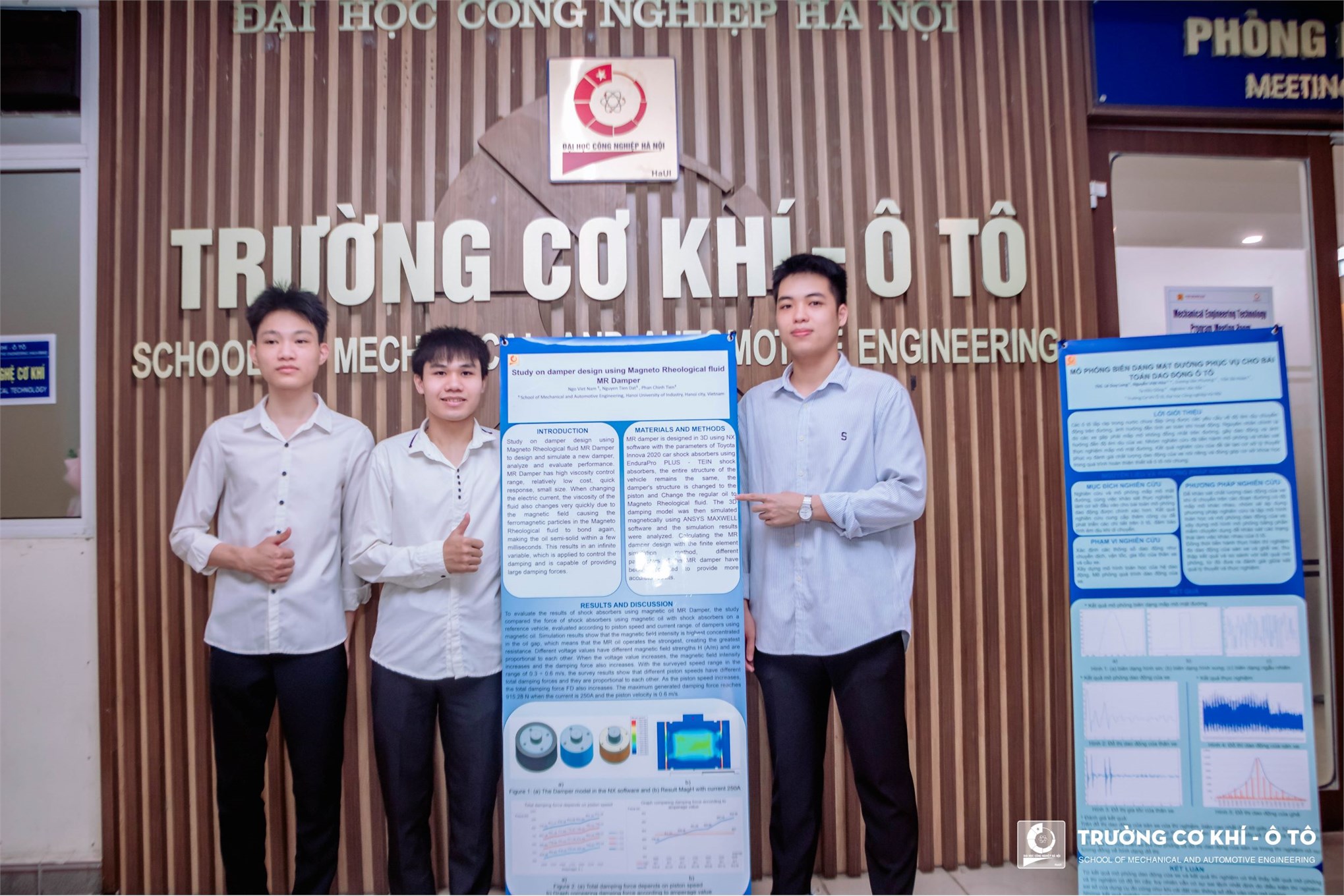 Cùng “chiêm ngưỡng” những sáng tạo khoa học có 1 không 2 của sinh viên Trường Cơ khí – Ô tô, Hội đồng CNKT Ô tô