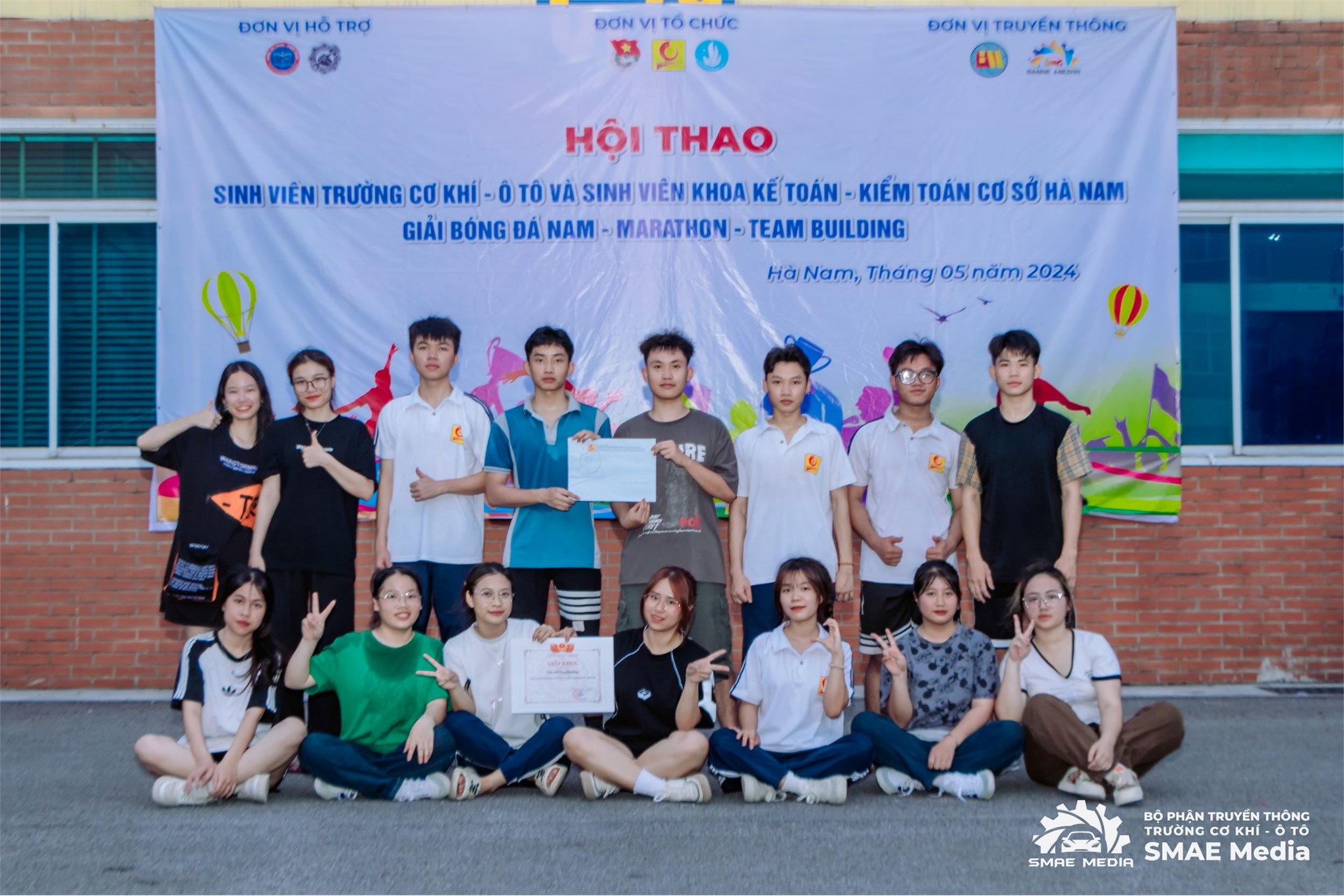 Hơn 130 vận động viên hưởng ứng hội thao Trường Cơ khí – Ô tô và Khoa Kế toán - Kiểm toán khóa 18 cơ sở Hà Nam