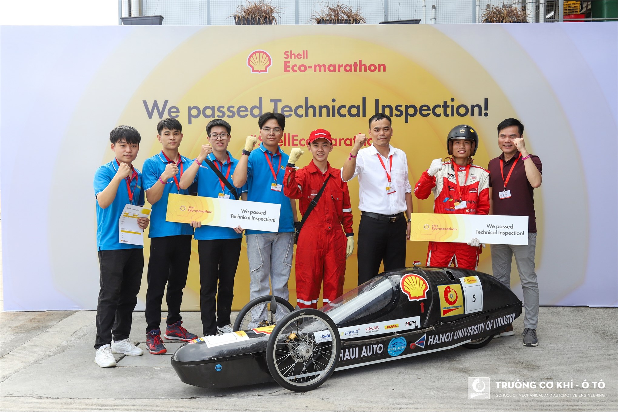 HaUI AUTO đạt thành tích xuất sắc lọt top 3 tại cuộc thi Shell Eco-marathon 2024