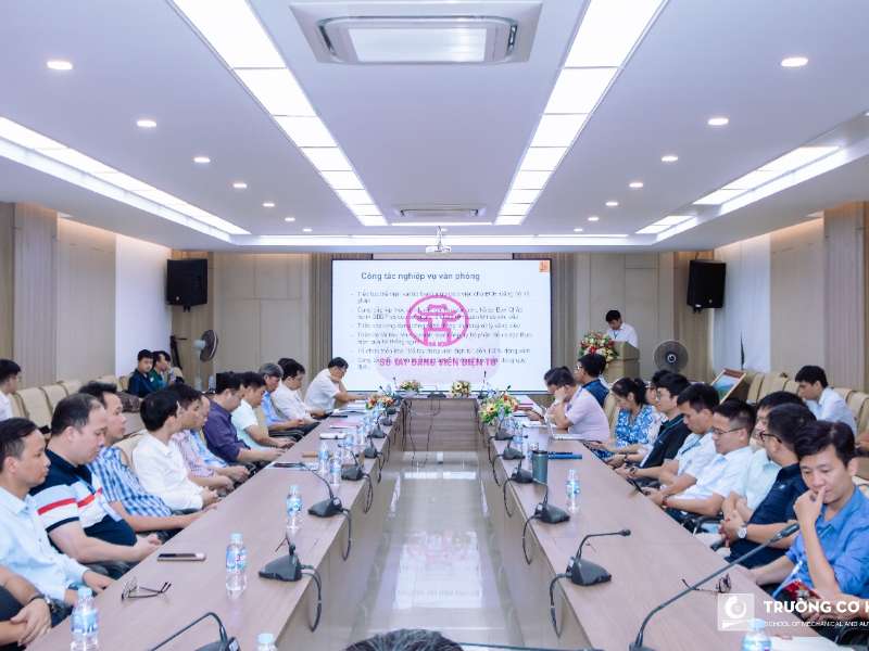 Hội nghị sơ kết công tác xây dựng Đảng 6 tháng đầu năm và triển khai nhiệm vụ 6 tháng cuối năm 2024 của Trường Cơ khí – Ô tô