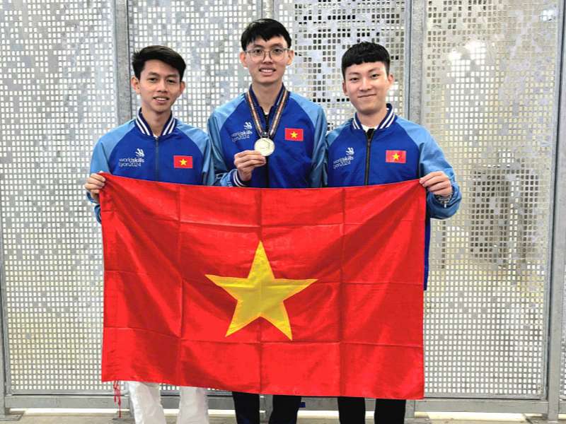 Việt Nam giành Huy chương Đồng tại kỳ thi Kỹ năng nghề thế giới lần thứ 47