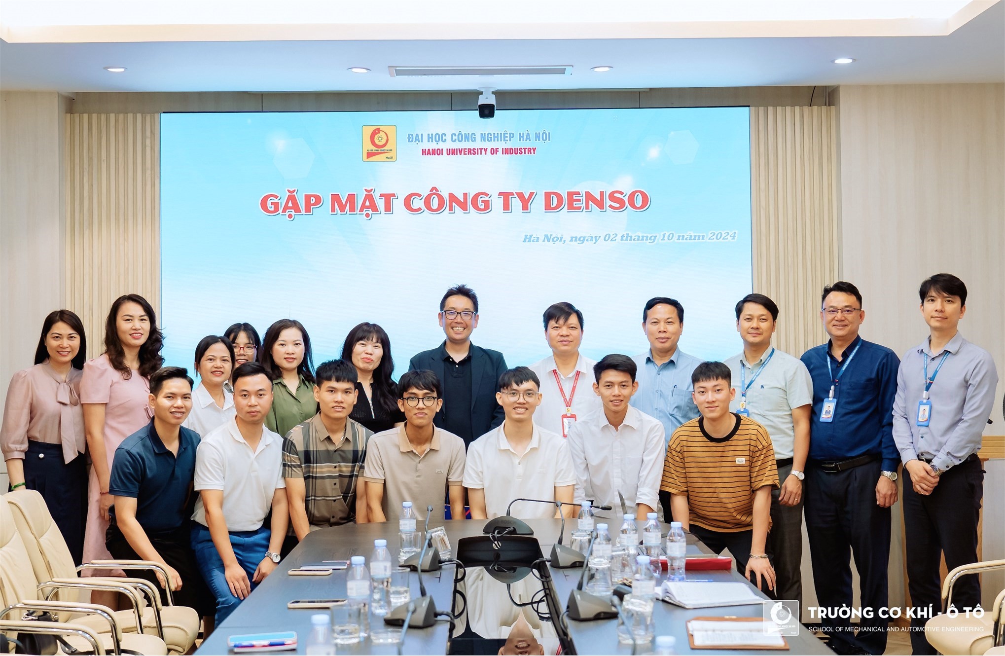 Đại học Công nghiệp Hà Nội tiếp đón và làm việc với Công ty TNHH Denso Việt Nam