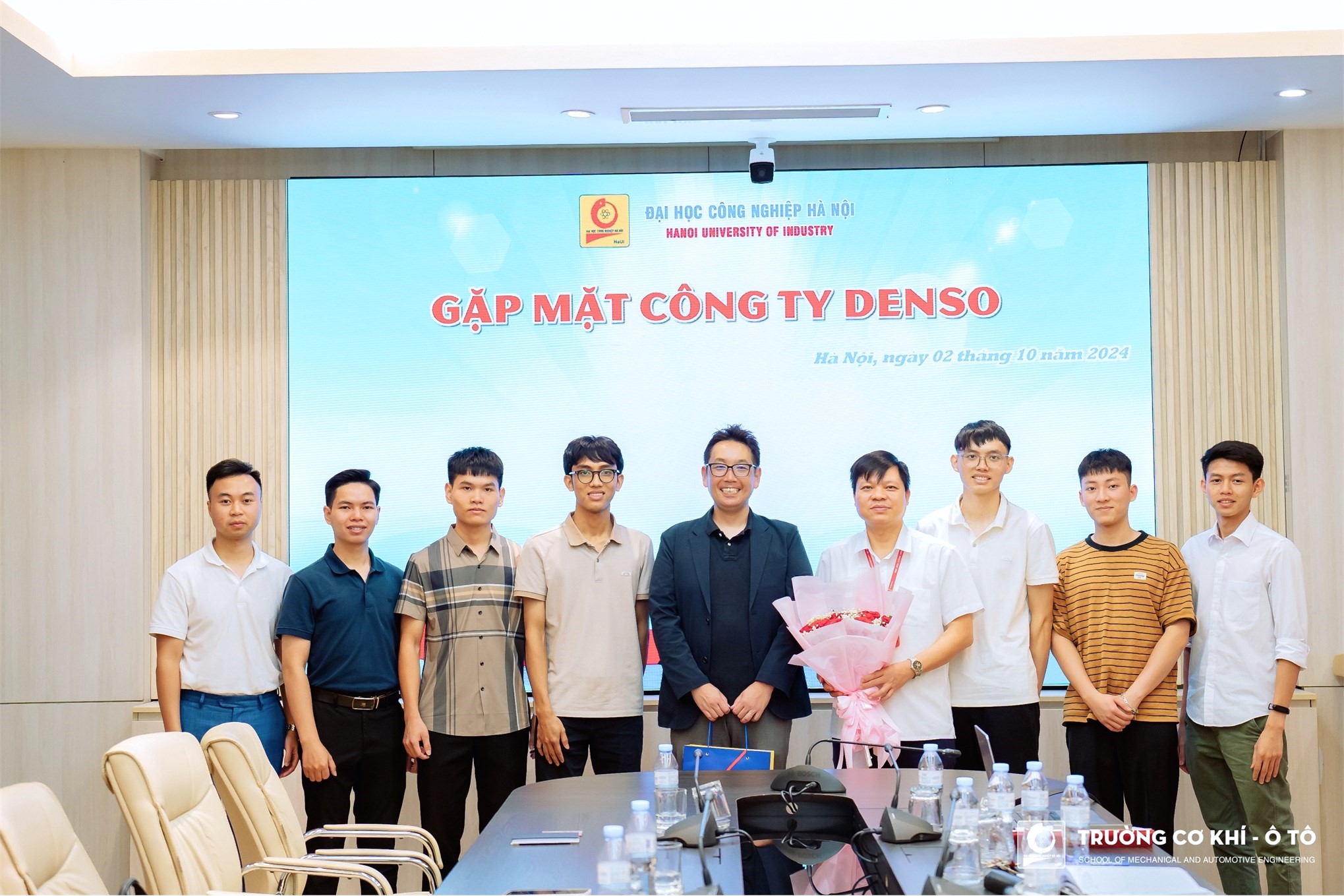 Đại học Công nghiệp Hà Nội tiếp đón và làm việc với Công ty TNHH Denso Việt Nam