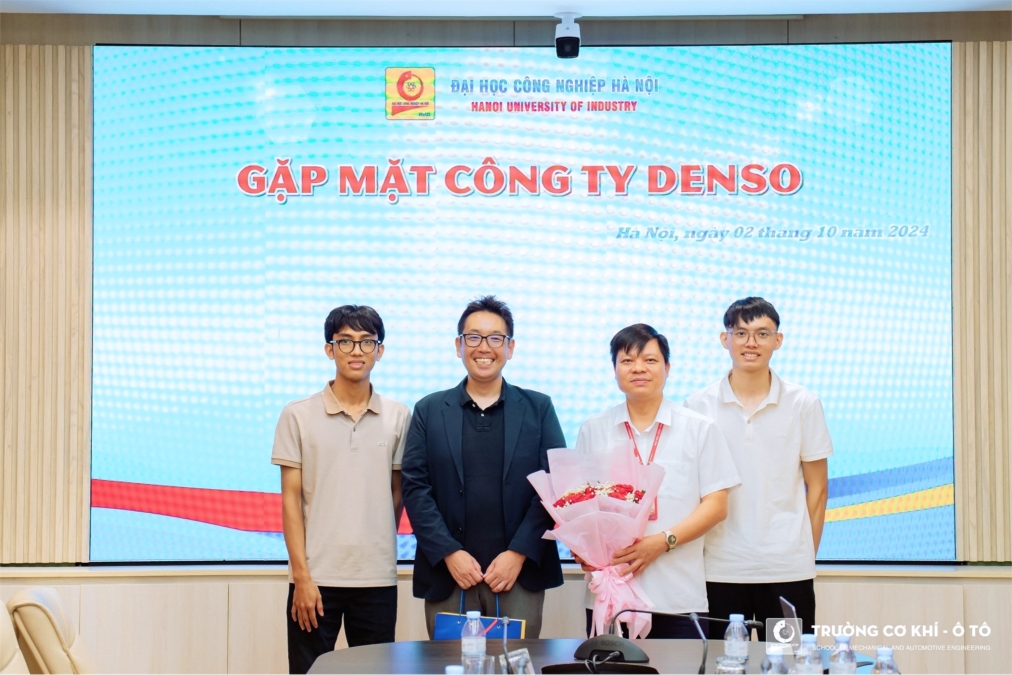 Đại học Công nghiệp Hà Nội tiếp đón và làm việc với Công ty TNHH Denso Việt Nam