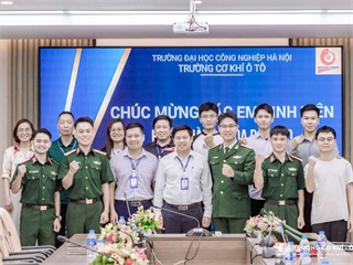 Sinh viên Trường Cơ khí - Ô tô xuất sắc hoàn thành khóa đào tạo sĩ quan dự bị năm 2024