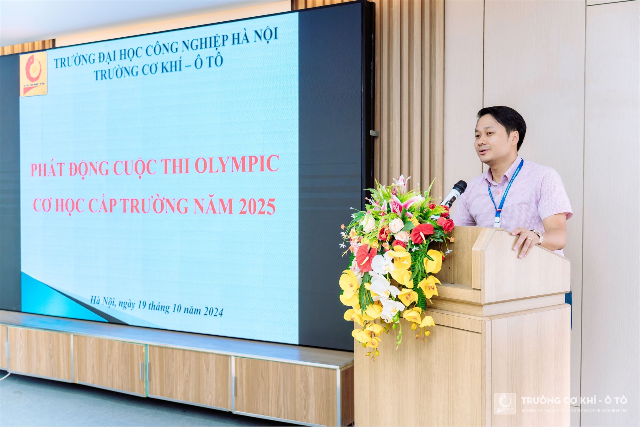 Trường Cơ khí – Ô tô quyết tâm đạt thành tích cao tại kỳ thi Olympic Cơ học năm 2025