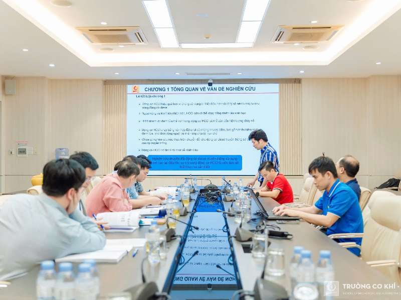 Nghiệm thu đề tài nghiên cứu khoa học cấp Trường: “Nghiên cứu chuyển đổi quá trình cháy của động cơ Diesel D20 thành quá trình cháy HCCI nhằm giảm nồng độ khí thải độc hại”