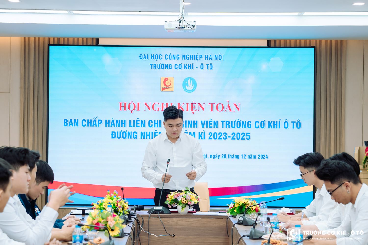 Hội nghị kiện toàn Ban Chấp hành Liên Chi hội sinh viên Trường Cơ khí – Ô tô, Trường Đại học Công nghiệp Hà Nội nhiệm kỳ 2023 – 2025