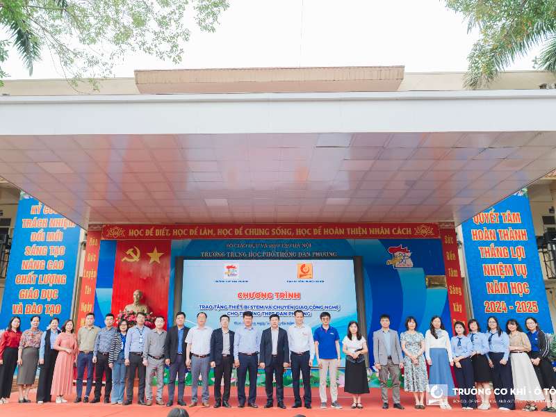 Giáo dục STEM - Vững bước tương lai cho thế hệ trẻ cùng Trường Cơ khí - Ô tô