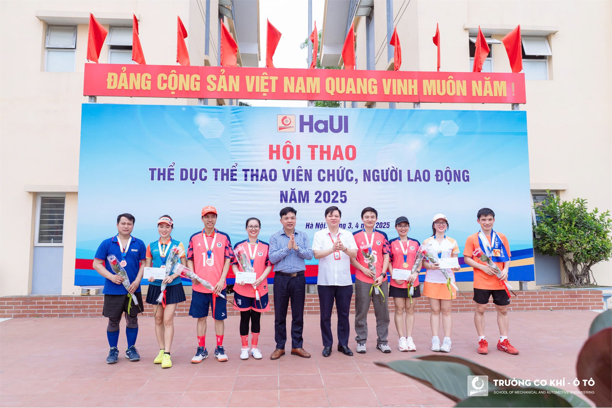 Trường Cơ khí - Ô tô - Dấu ấn tại Hội thao HaUI 2025