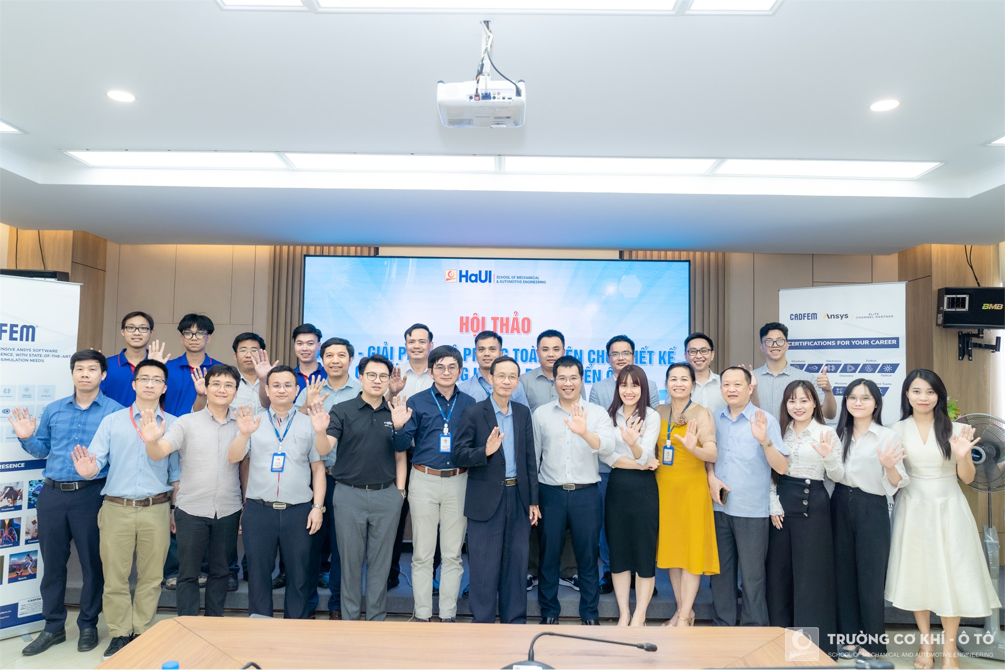 Hội thảo Ansys - Giải pháp mô phỏng toàn diện cho thiết kế cơ khí - tự động hóa và phát triển ô tô tại Trường Cơ khí – Ô tô