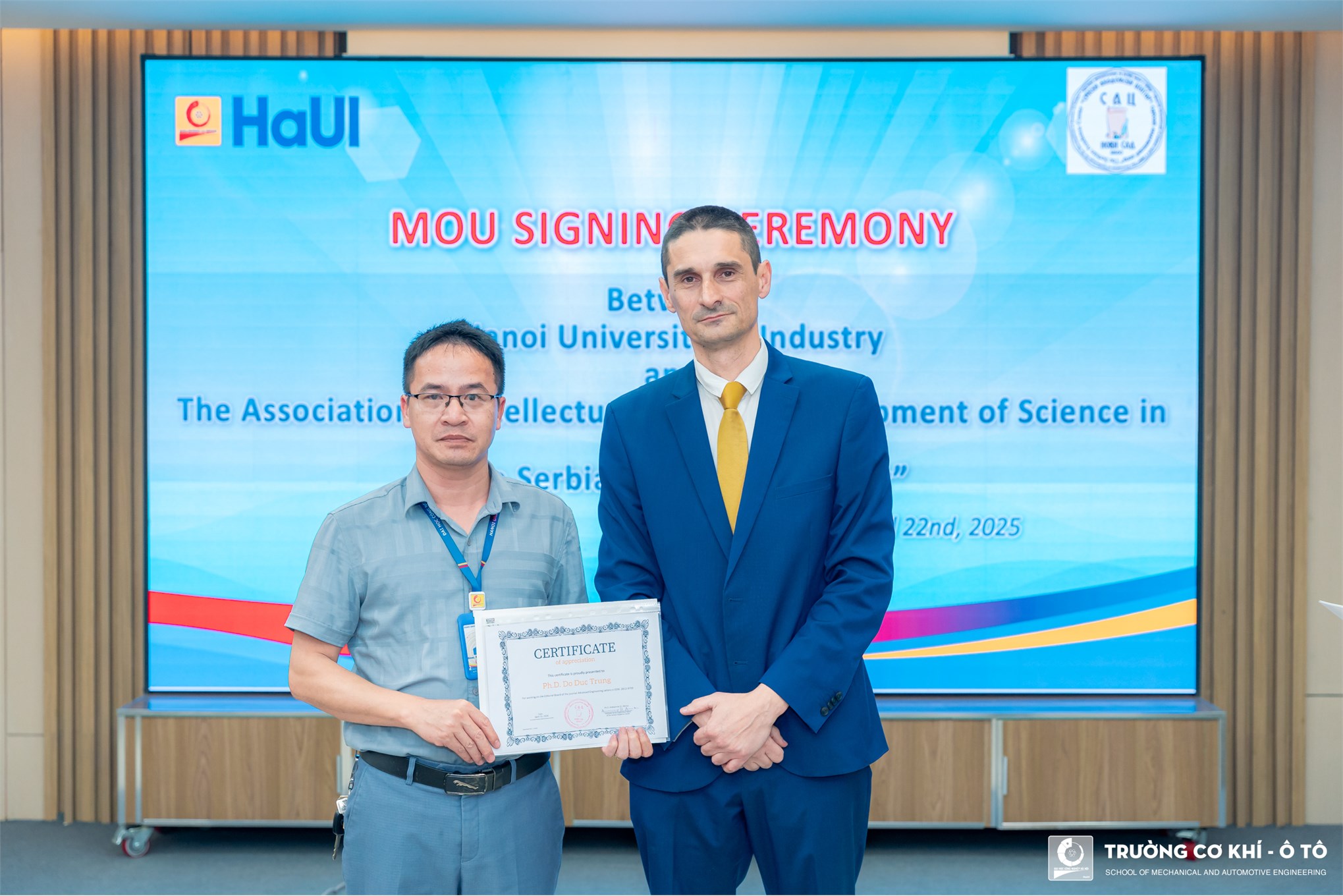 School of Mechanical and Automotive Engineering (SMAE) promotes domestic and international cooperation towards comprehensive and sustainable development