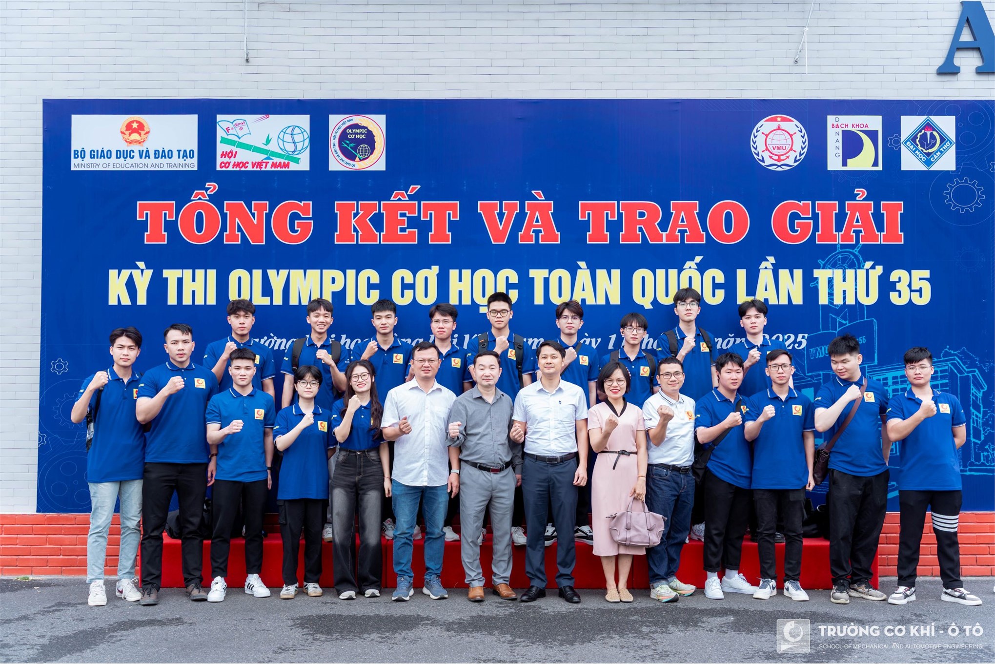 Trường Cơ khí - Ô tô giành 26 giải cá nhân, 1 giải đồng đội tại Olympic Cơ học toàn quốc lần thứ 35