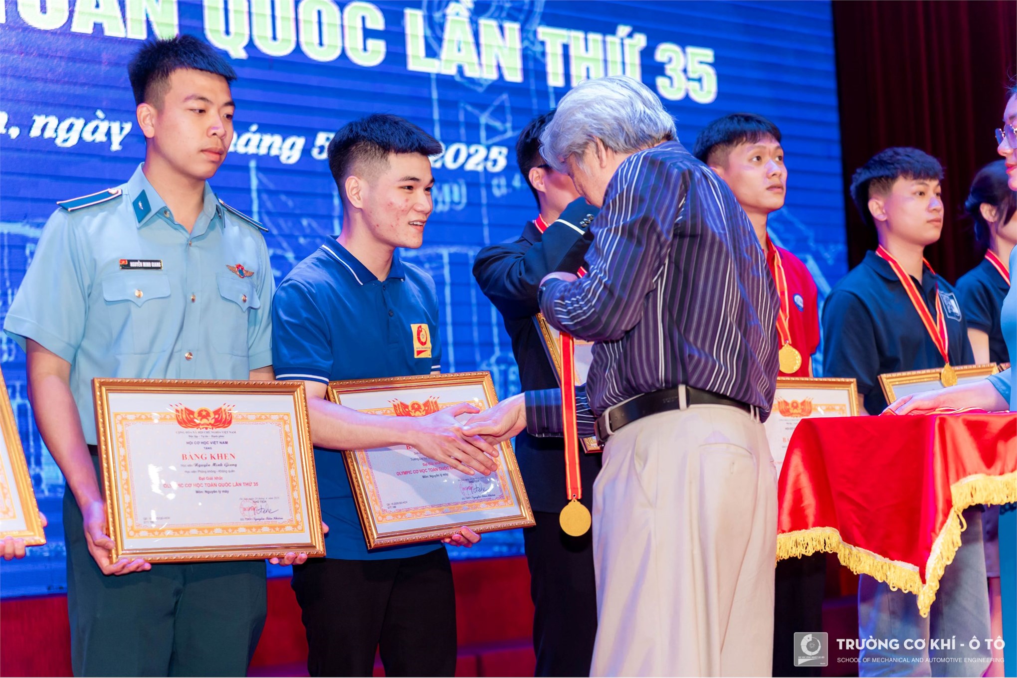 Trường Cơ khí - Ô tô giành 26 giải cá nhân, 1 giải đồng đội tại Olympic Cơ học toàn quốc lần thứ 35