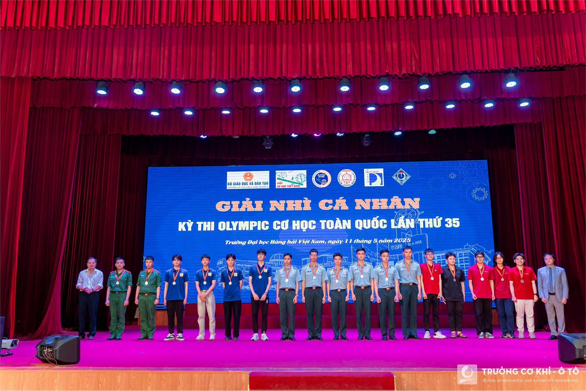 Trường Cơ khí - Ô tô giành 26 giải cá nhân, 1 giải đồng đội tại Olympic Cơ học toàn quốc lần thứ 35