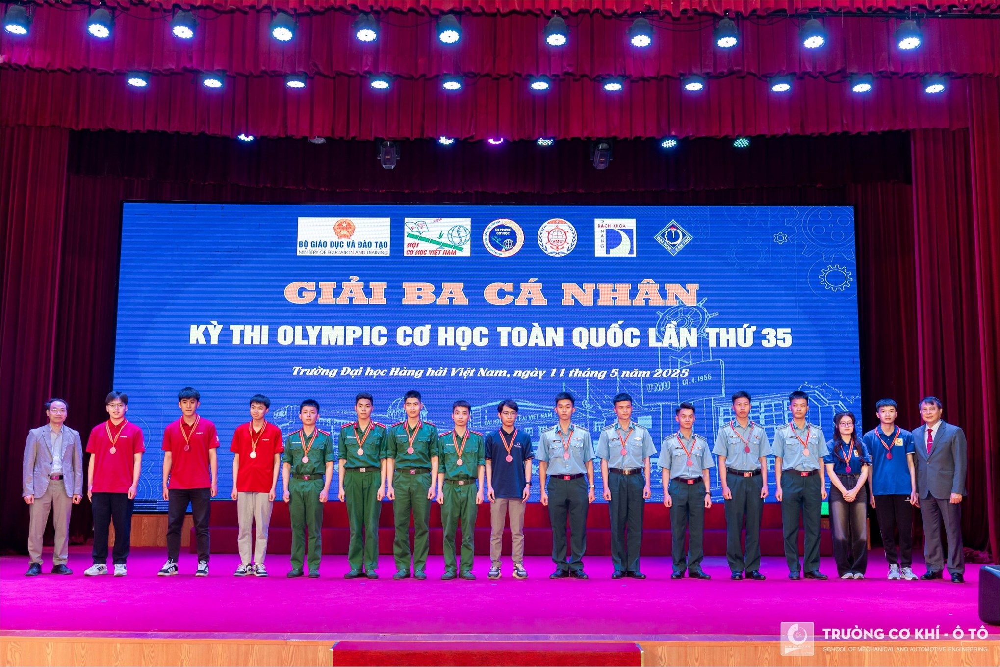 Trường Cơ khí - Ô tô giành 26 giải cá nhân, 1 giải đồng đội tại Olympic Cơ học toàn quốc lần thứ 35