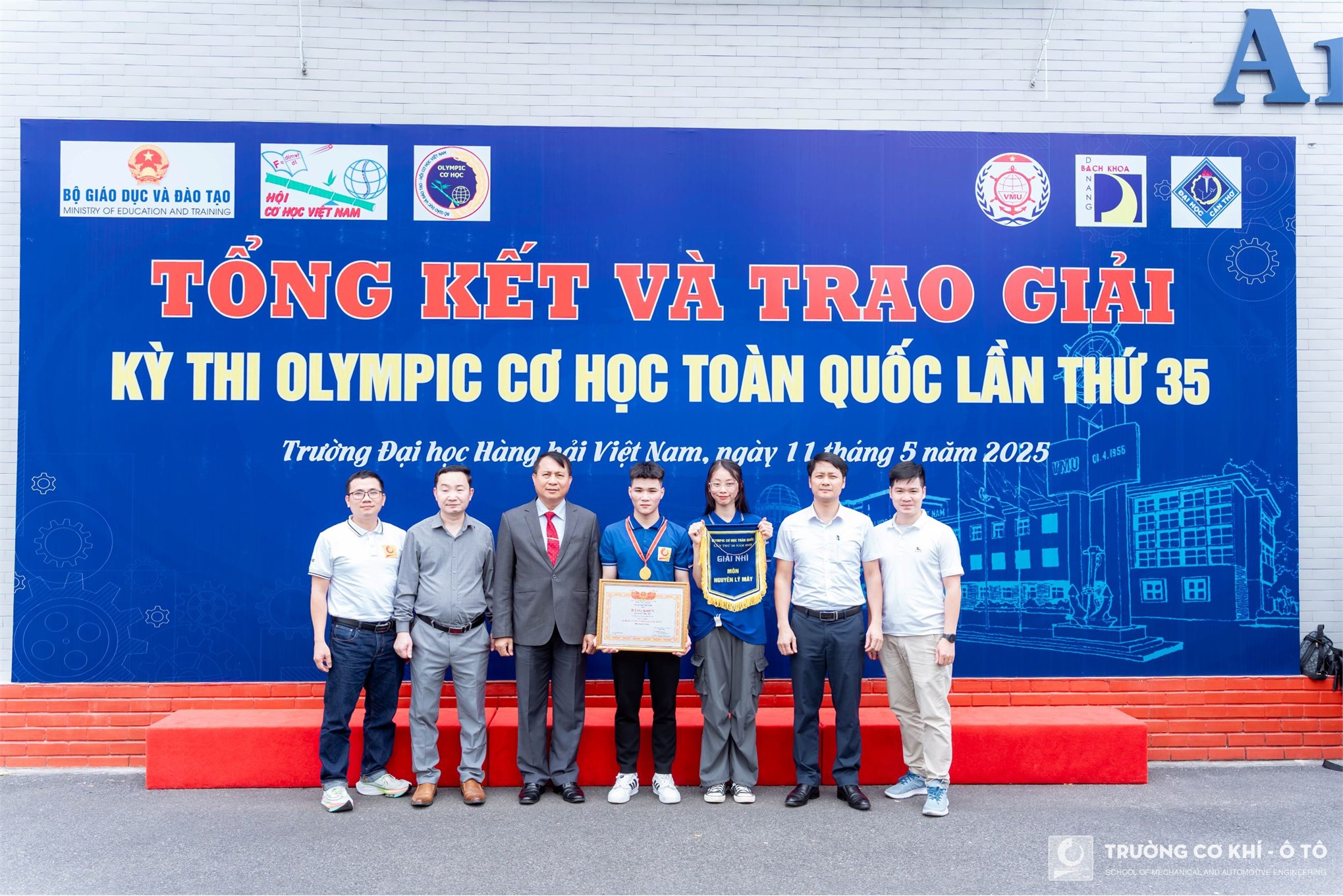 Trường Cơ khí - Ô tô giành 26 giải cá nhân, 1 giải đồng đội tại Olympic Cơ học toàn quốc lần thứ 35