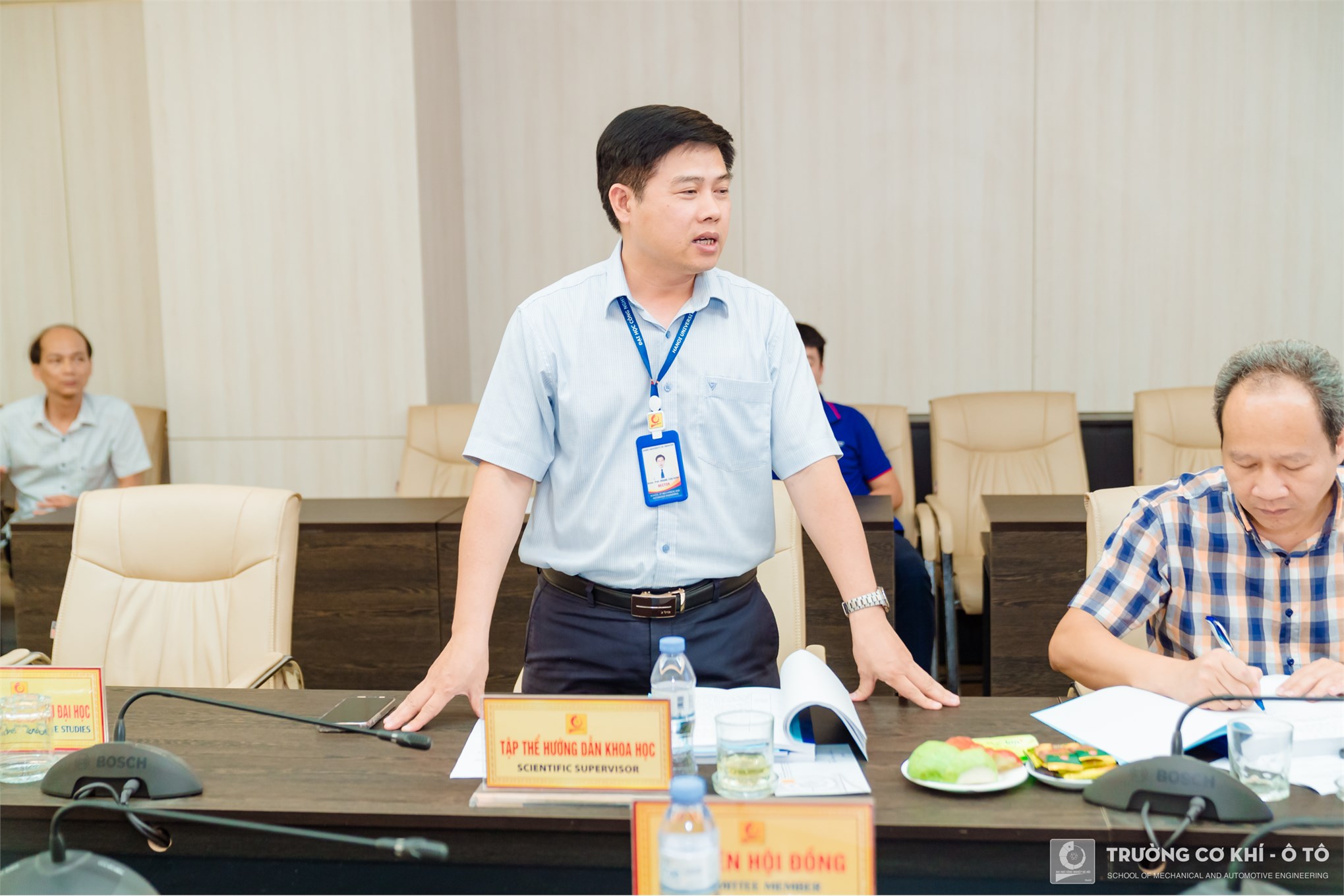 Đánh giá luận án tiến sĩ cấp đơn vị chuyên môn cho NCS Nguyễn Duy Trinh chuyên ngành Kỹ thuật Cơ khí, Trường Cơ khí - Ô tô