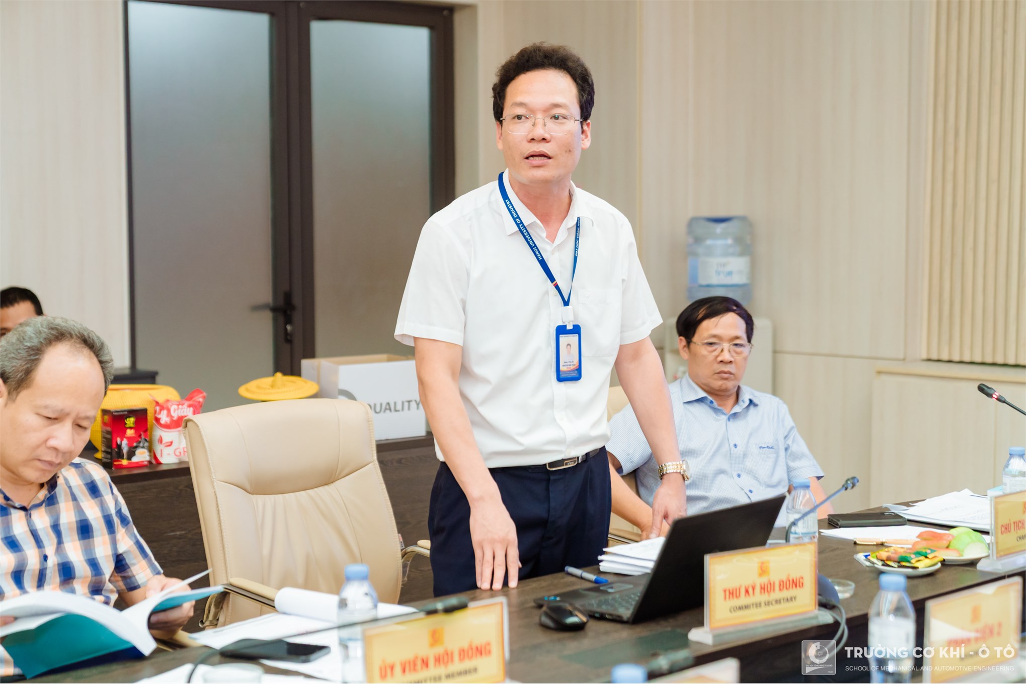 Đánh giá luận án tiến sĩ cấp đơn vị chuyên môn cho NCS Nguyễn Duy Trinh chuyên ngành Kỹ thuật Cơ khí, Trường Cơ khí - Ô tô