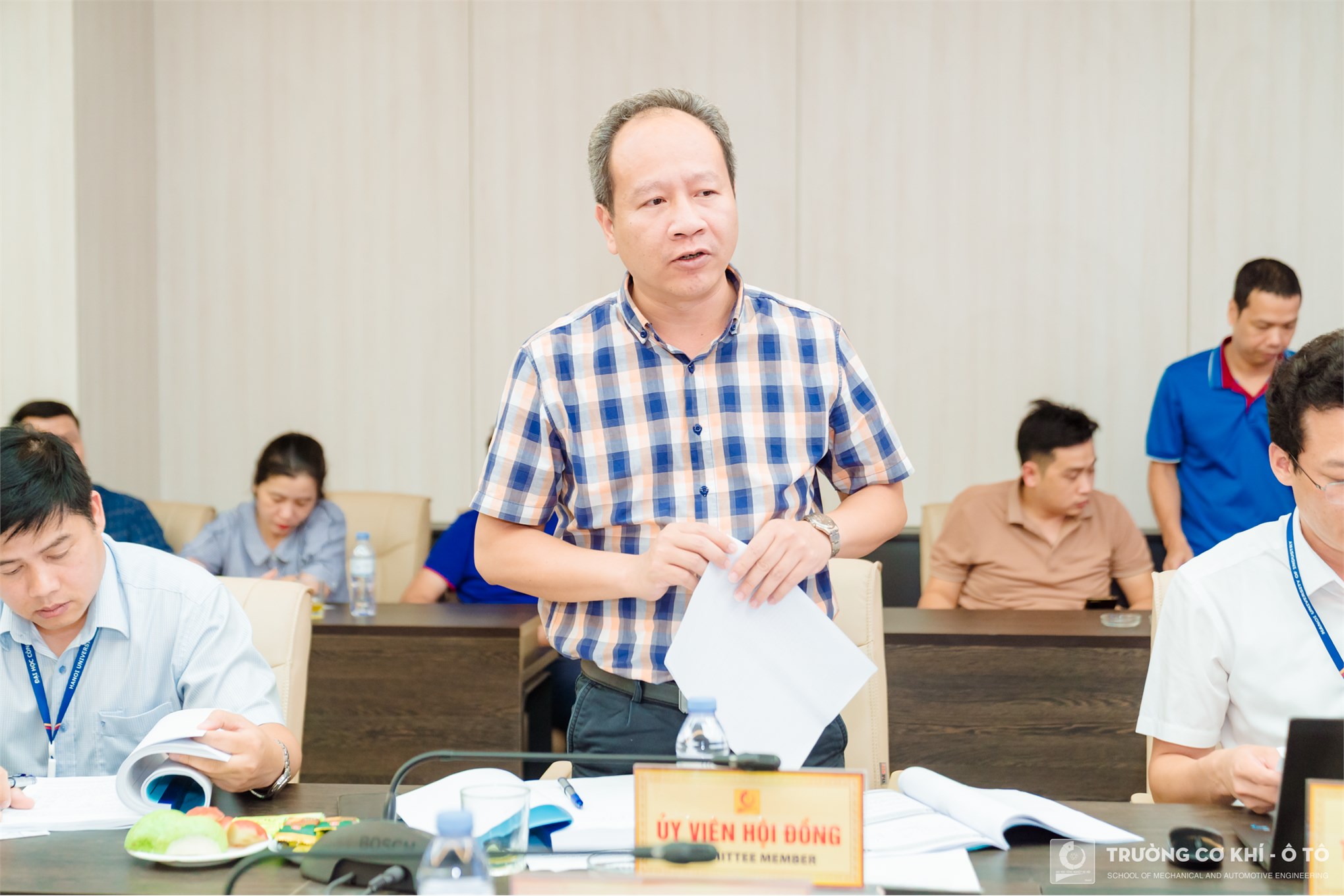 Đánh giá luận án tiến sĩ cấp đơn vị chuyên môn cho NCS Nguyễn Duy Trinh chuyên ngành Kỹ thuật Cơ khí, Trường Cơ khí - Ô tô