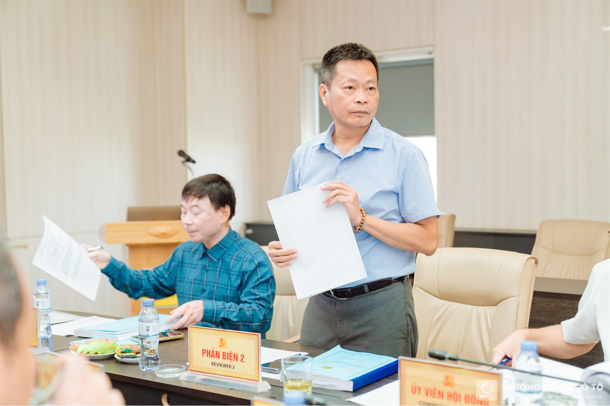 Đánh giá luận án tiến sĩ cấp đơn vị chuyên môn cho NCS Nguyễn Duy Trinh chuyên ngành Kỹ thuật Cơ khí, Trường Cơ khí - Ô tô
