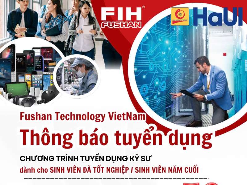 Thông báo chương trình tuyển dụng của Công ty Fushan Technology Việt Nam