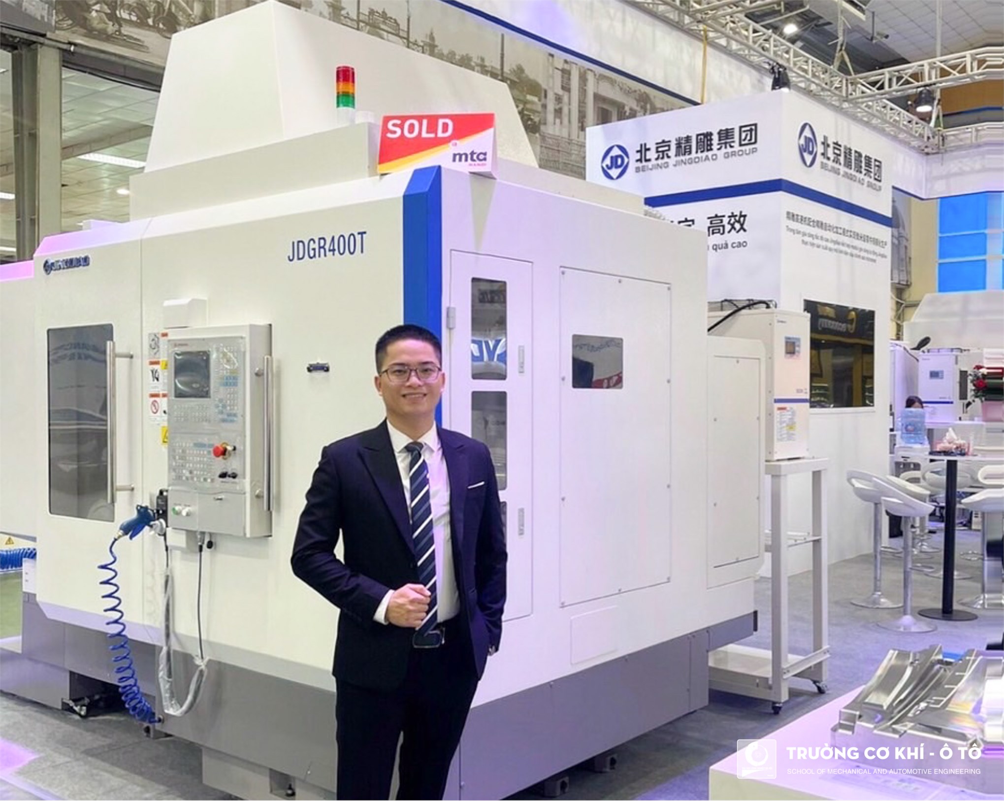 Cựu sinh viên Nguyễn Xuân Thành - Giám đốc kỹ thuật thị trường Công ty TNHH Beijing JingDiao Group Việt Nam