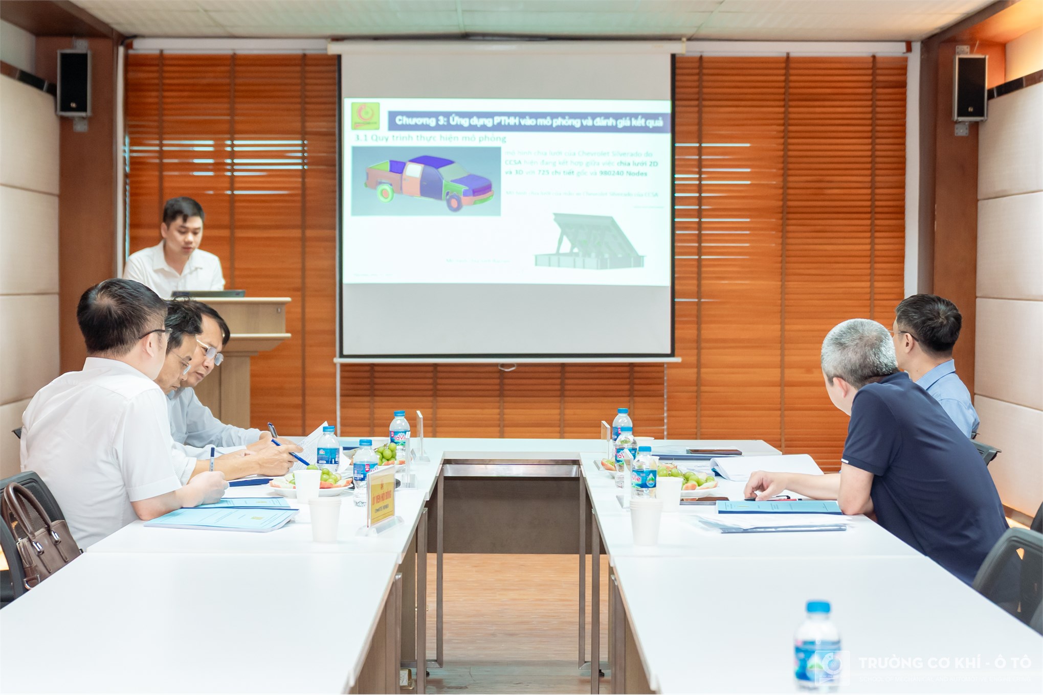 Bảo vệ đề án tốt nghiệp Thạc sĩ Khóa 13 đợt 1 ngành Kỹ thuật Cơ khí động lực - Trường Cơ khí - Ô tô