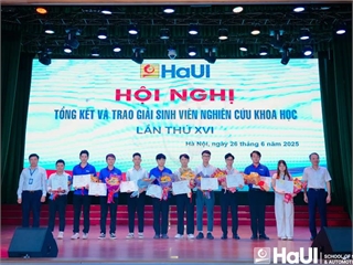 Tôn vinh thành tựu, ươm mầm sáng tạo tại hội nghị tổng kết và trao giải sinh viên nghiên cứu khoa học lần thứ XVI
