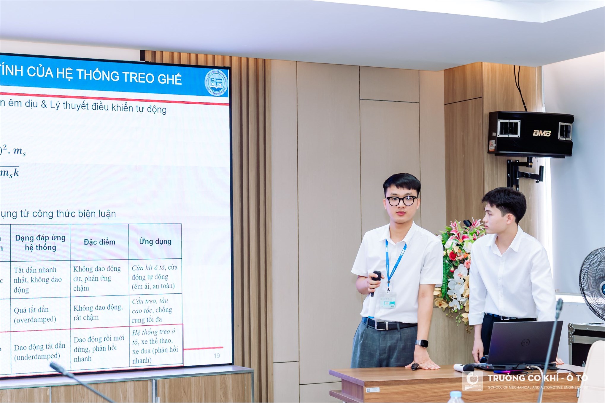 Nghiệm thu đề tài sinh viên nghiên cứu khoa học lĩnh vực Ô tô: sự sáng tạo và tiềm năng ứng dụng