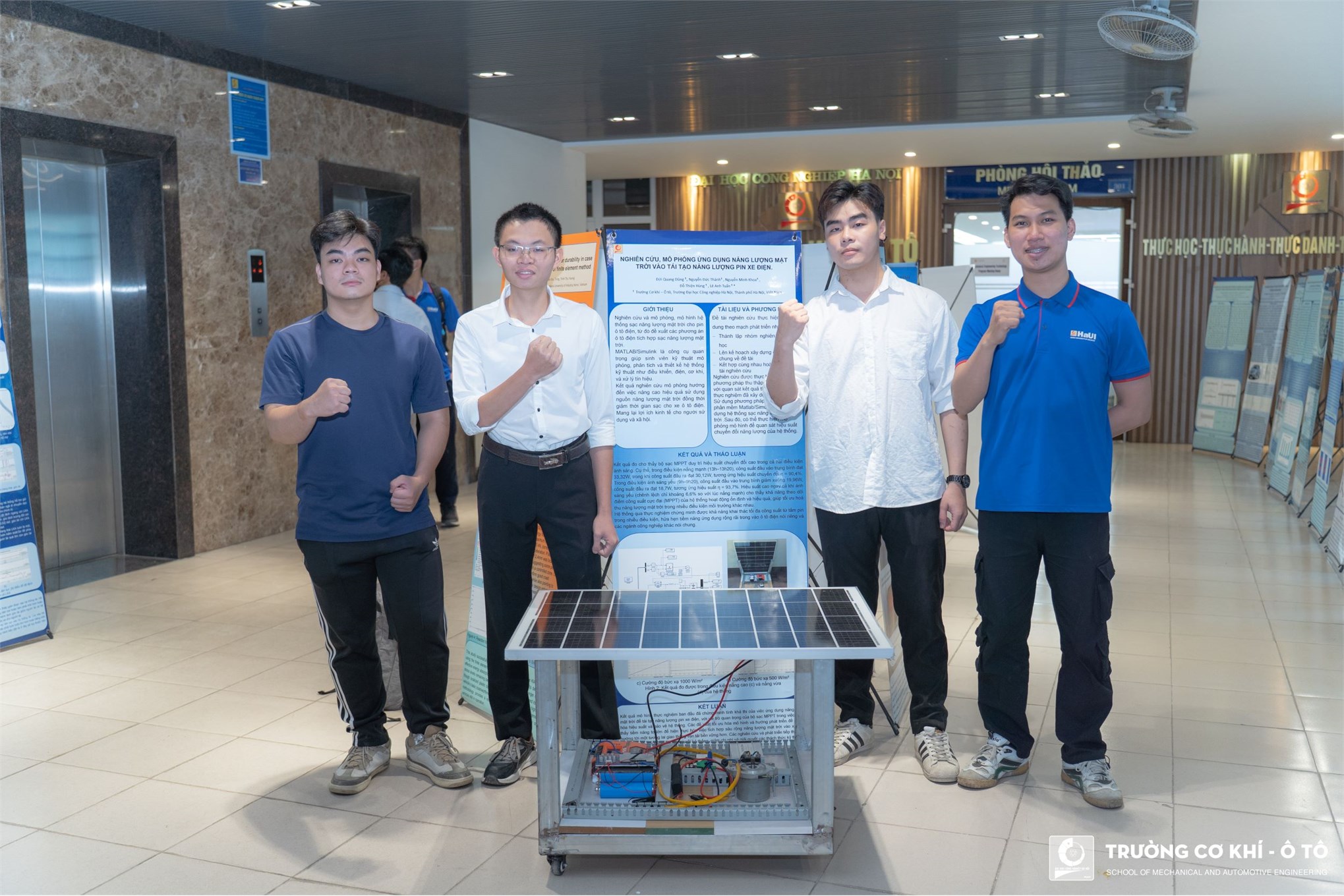 Nghiệm thu đề tài sinh viên nghiên cứu khoa học lĩnh vực Ô tô: sự sáng tạo và tiềm năng ứng dụng