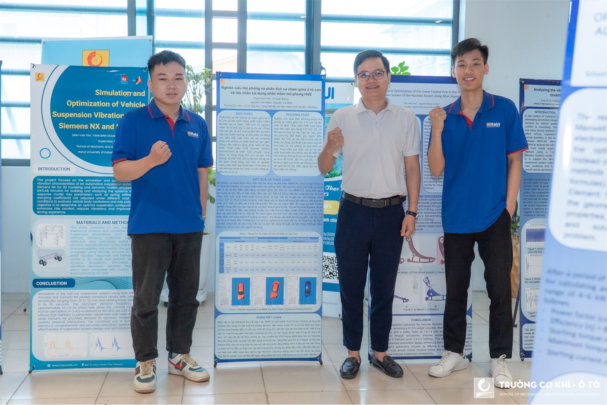 Nghiệm thu đề tài sinh viên nghiên cứu khoa học lĩnh vực Ô tô: sự sáng tạo và tiềm năng ứng dụng