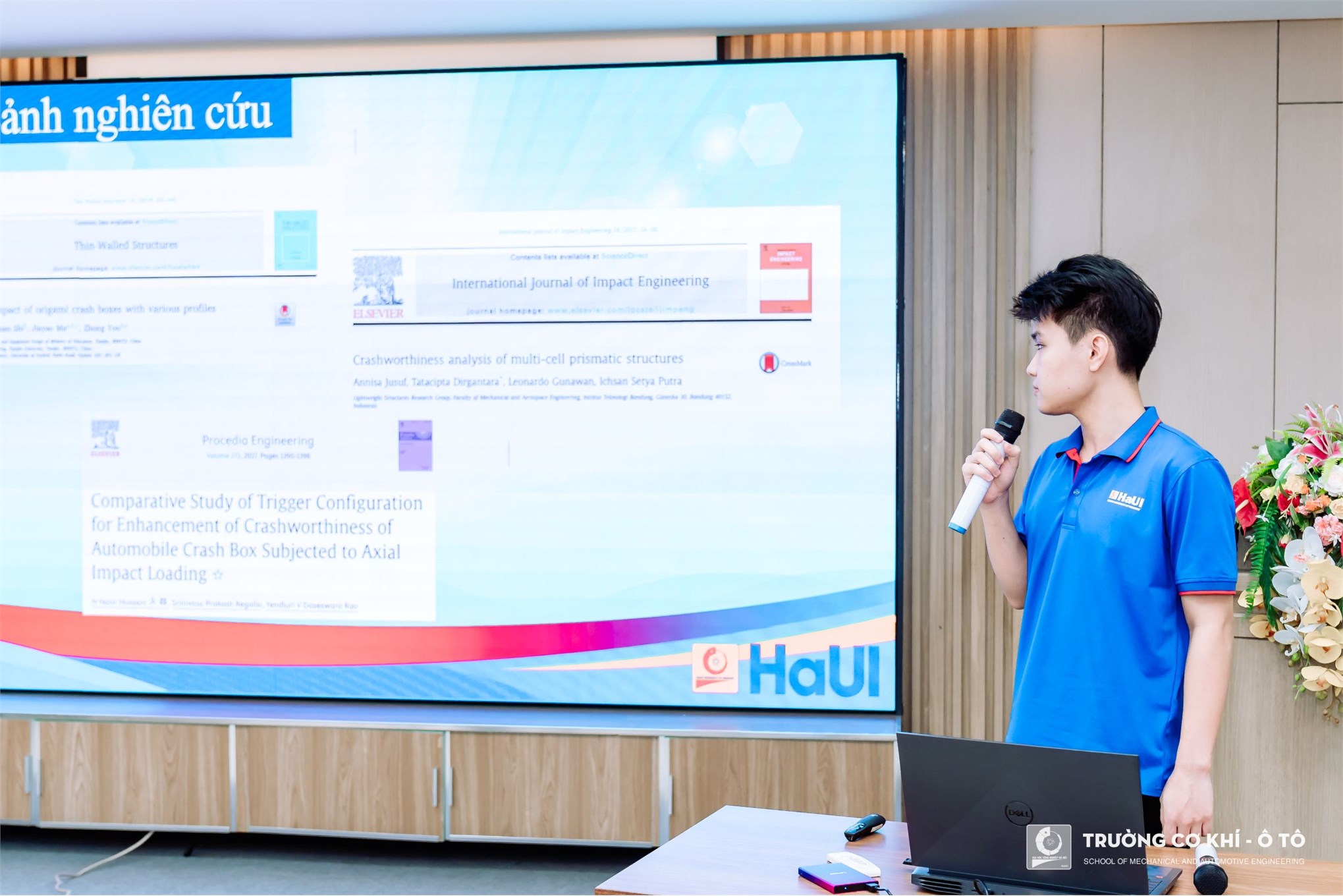 Nghiệm thu đề tài sinh viên nghiên cứu khoa học lĩnh vực Ô tô: sự sáng tạo và tiềm năng ứng dụng