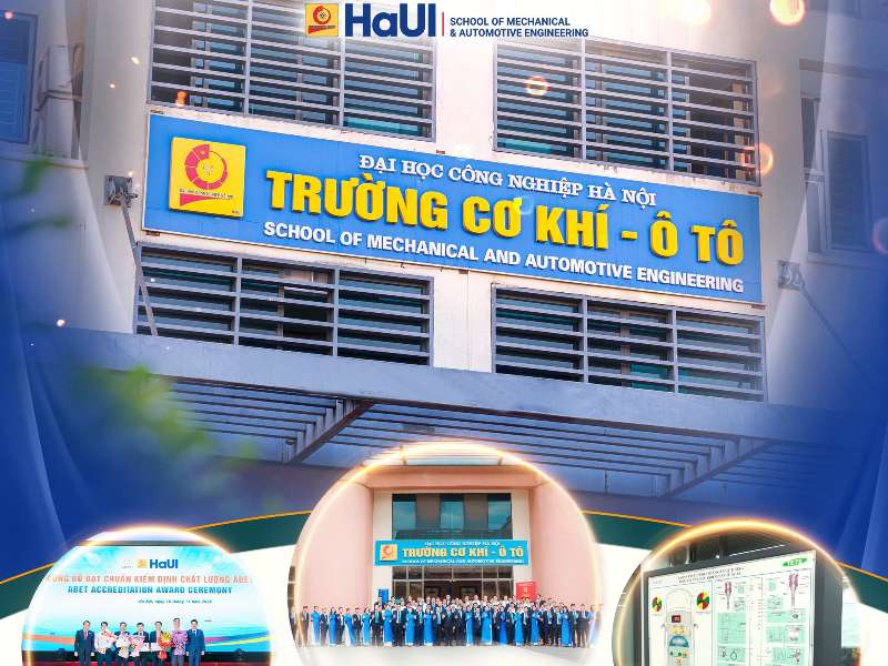 Thông tin các ngành, chương trình đào tạo trình độ đại học Trường Cơ khí – Ô tô, Đại học Công nghiệp Hà Nội tuyển sinh năm 2025