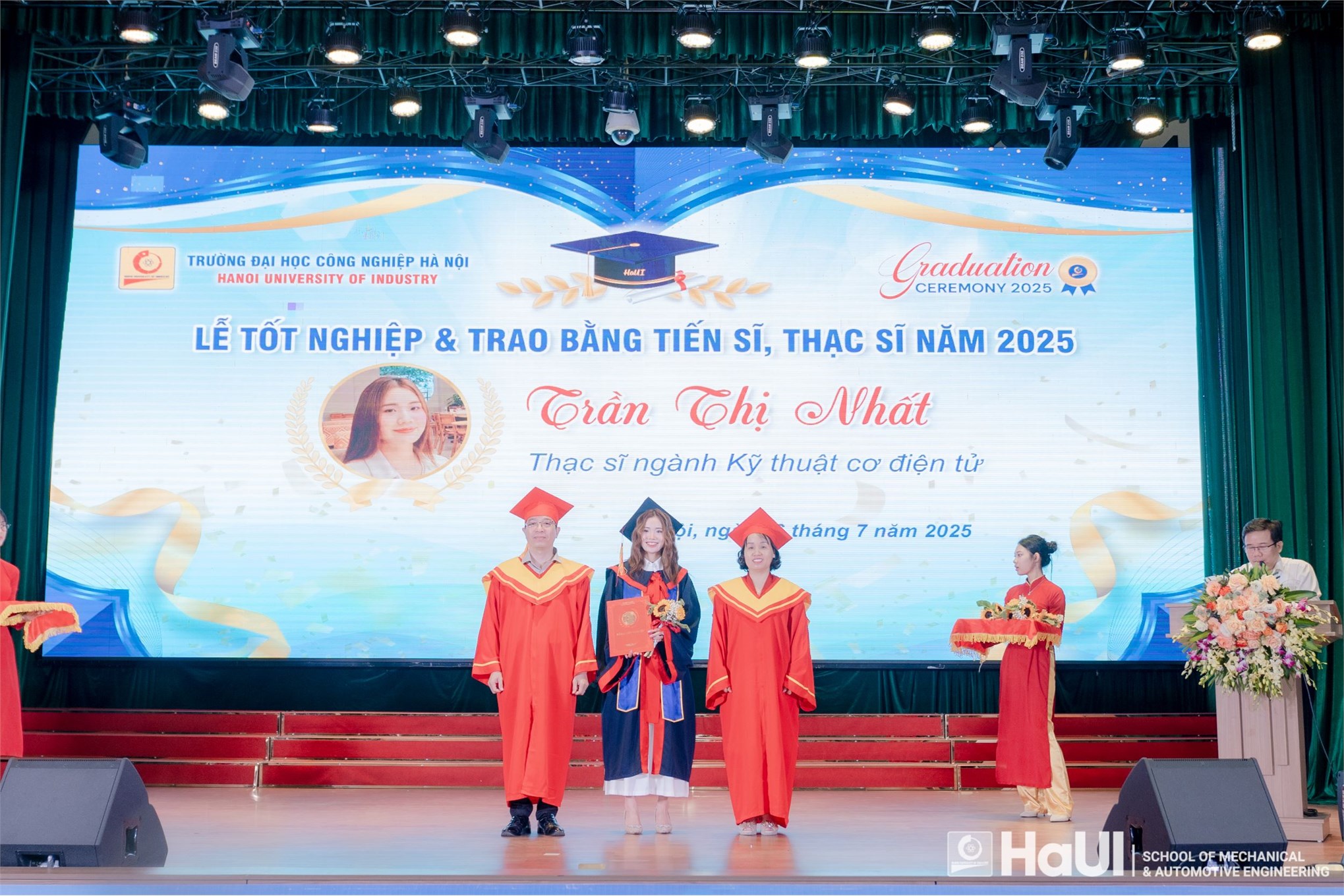 Tân thạc sĩ 2025 Trường Cơ khí – Ô tô: Nguồn nhân lực tinh hoa sẵn sàng cho cách mạng công nghiệp tương lai