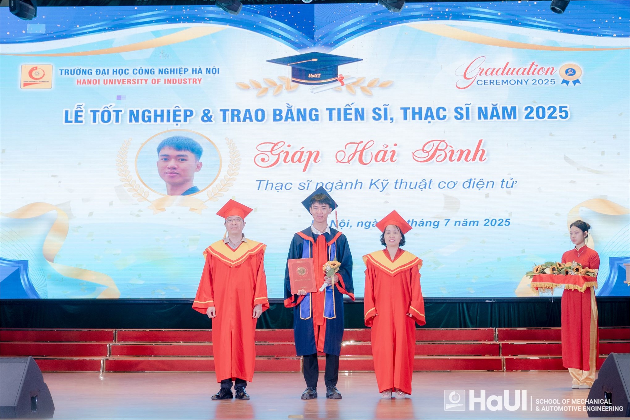 Tân thạc sĩ 2025 Trường Cơ khí – Ô tô: Nguồn nhân lực tinh hoa sẵn sàng cho cách mạng công nghiệp tương lai